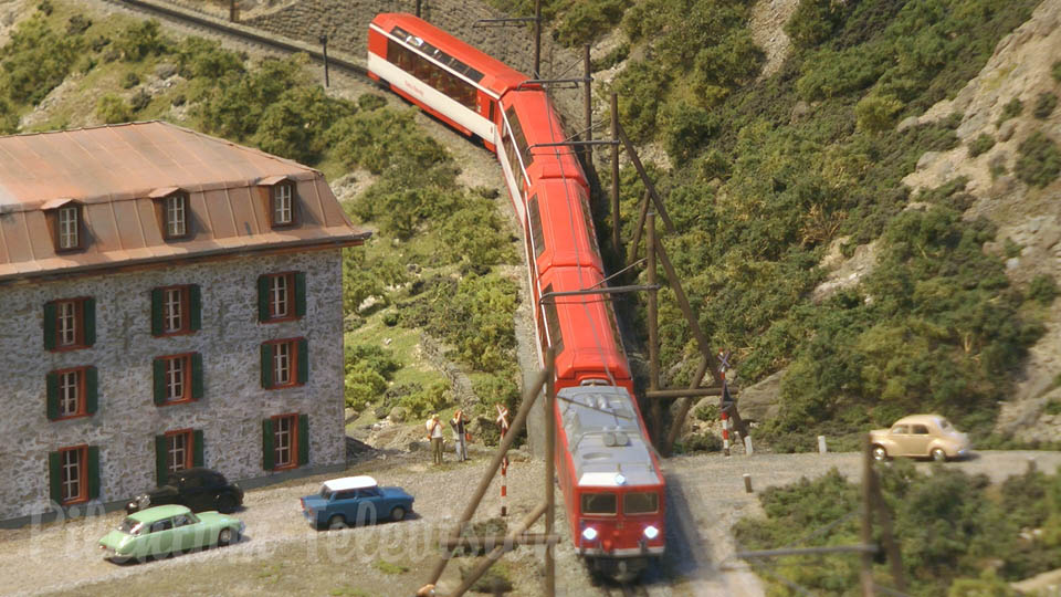 Modellvasutak akcióban: Svájc egyik legszebb modellvasútja HO méretarányban